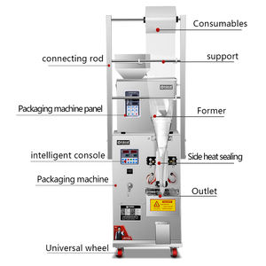 स्वचालित ऊर्ध्वाधर schet भरने और सीलिंग मशीन पाउच भरने और सील पैकिंग मशीन - Product Image 4
