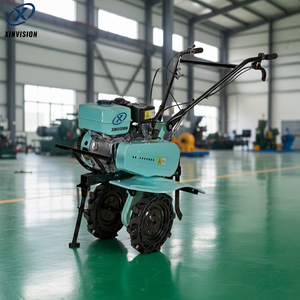Mini Cultivadora de Gasolina de Fácil Arranque 170F 7HP 950mm con Transmisión por Correa para Preparación de Suelo en Jardín y Patio Trasero - Product Image 3