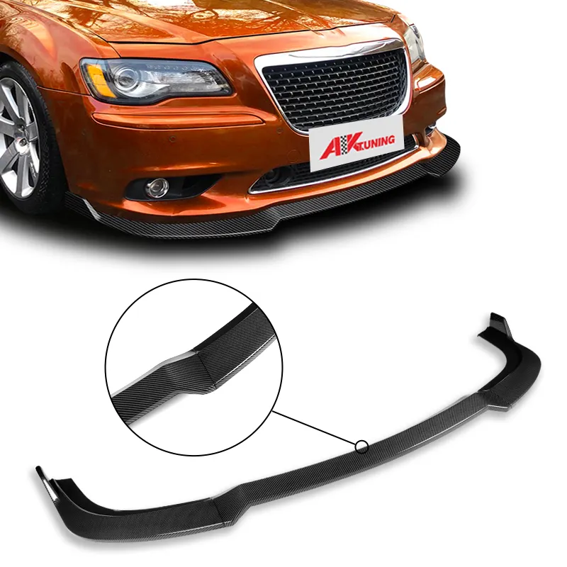 Ön spoyler araba aksesuarları için 2013-2014 CHRYSLER 300C parlak siyah GT ön dudak SPLITTER