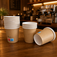 Gobelets en papier jetables de 6 oz, 8 oz, 12 oz, vente directe d'usine, très utilisés et très demandés en Europe
