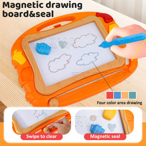 Zhorya 2 In 1 Educatieve Diy Leren Tafel Speelgoed Bouwstenen Tekenborden Speelgoed Voor Kinderen - Product Image 3