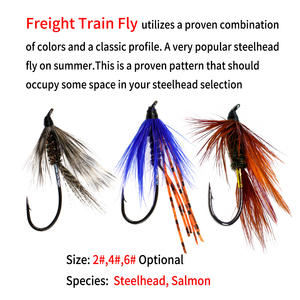 #2 #4 #6 uno storico sgabello a mosca per pesca al salmone boia modello trota pesca Stealhead mosche attirano esche - Product Image 3