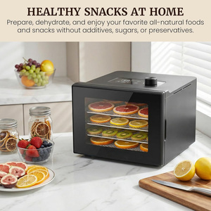 Mini déshydrateur alimentaire électrique, déshydrateur de fruits, déshydrateur alimentaire pour viande séchée, fruits, légumes, viande, plateaux en plastique, utilisation domestique en <span class=keywords><strong>cuisine</strong></span> - Product Image 2