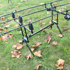 Selco Canne À Pêche Pod Titulaire Pliant <span class=keywords><strong>Carpe</strong></span> Canne À Poisson Debout Support Réglable Rétractable Canne À Pêche Support - Product Image 3