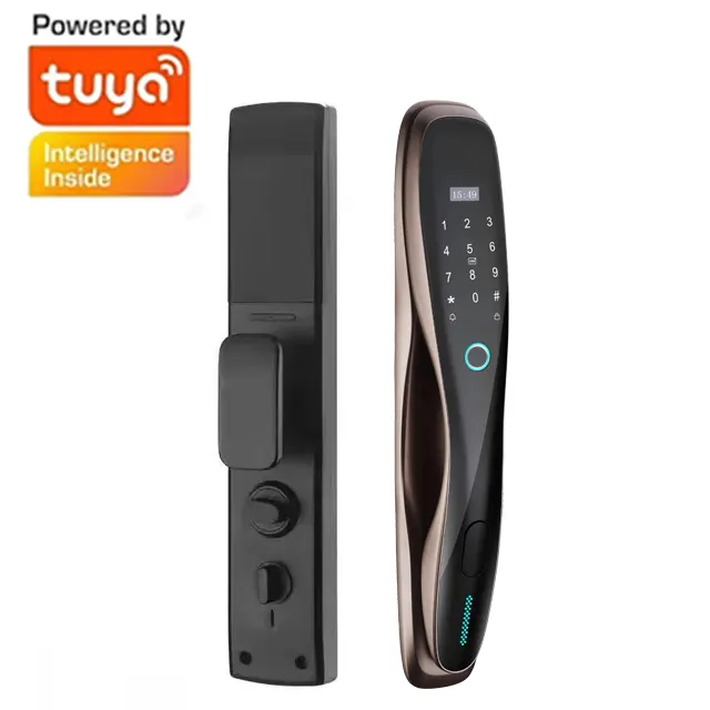 TUYA WiFi Smart Door Lock Camera Password serrature elettroniche APP telecomando sblocca impronte digitali automatiche Smart Door Lock