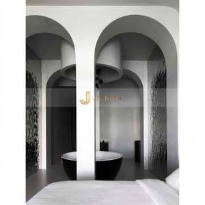 ANN9851 ASTM Certified 300 Series <b>Mirror</b> Polished Stainless Steel Ripple Plate 304 Modern Decorative <b>Sheet</b> OEM Design Support - Product Image 3