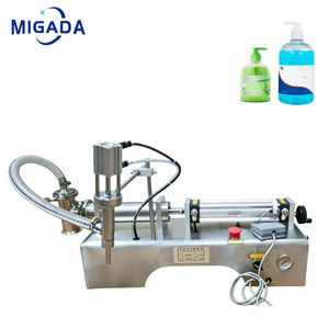 Máquina semiautomática neumática para llenar botellas de salsa en pequeñas cantidades, para jabón líquido, <span class=keywords><strong>agua</strong></span> mineral y pasta, máquinas para llenar bolsas. - Product Image 3