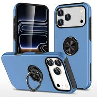 Étui hybride avec support anneau pour iPhone 18 Pro Max, béquille métallique, coque antichoc en TPU et PC pour Redmi NOTE15 Pro 4G