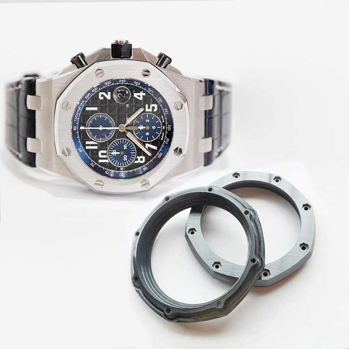 42mm Black Ceramic watch bezel inserts for AP ROO Ro-yal Oak 