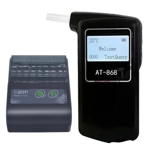 GREENWON Breathalyzer Electrochemical Fuel Cell Alcohol Sensor wireless bluetooth printer function alcohol tester