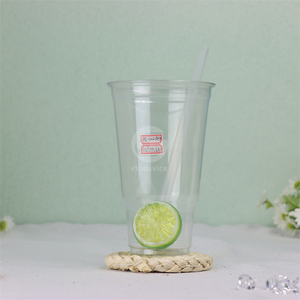 Gobelets à bulles jetables avec logo personnalisé, 300 ml, gobelets en plastique PET transparent - Product Image 6