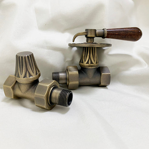 Set di <span class=keywords><strong>Valvole</strong></span> per Radiatori in Ottone a Prezzo Competitivo, Regolabili Manualmente, per Radiatori di Riscaldamento - Product Image 2
