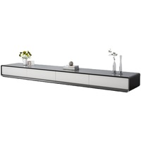 Meuble TV moderne de luxe extensible en bois, ensemble de meubles de salon avec console centrale et table basse