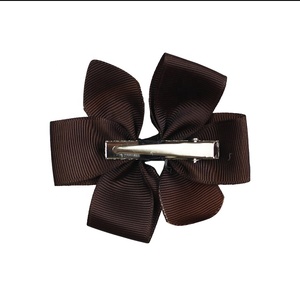 3 "Barrettes de haute qualité avec nœud papillon imprimé coloré et mignon Pinces antidérapantes pour petites filles Rubans à nœud Pinces à cheveux Accessoires pour cheveux - Product Image 5