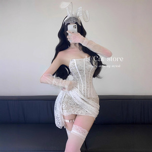 ซี ชิ ชุดเดรสตาข่ายไร้สายลายลูกไม้สุดเซ็กซี่ ดูมีเสน่ห์อย่างเป็นธรรมชาติ พร้อมกระโปรงมินิทรงเข้ารูป - Product Image 3