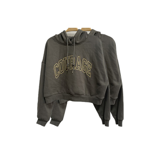 เสื้อฮู้ดดี้พรีเมียม OEM ลายการ์ตูนน่ารัก มีเชือกผูก ปักลายเรียบง่าย - Product Image 3