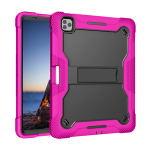 เคสสำหรับ iPad Pro 12.9 นิ้ว รุ่นปี 2020 2021 2022  แบบกันกระแทกอย่างดี ทนทาน พร้อมขาตั้งในตัวและช่องใส่ปากกา - Product Image 3