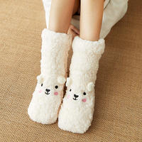 Chaussettes d'intérieur épaisses et douillettes pour femme, idéales pour l'automne, usage quotidien