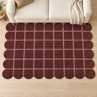 Tapis de salon moderne au design personnalisé, style vintage, fabriqué à la main, en laine tuftée, de luxe minimaliste haut de gamme