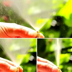 Kit d'irrigation de jardin universel avec raccord rapide 1/2 pouce en plastique PVC et laiton, micro-pulvérisation - Product Image 2