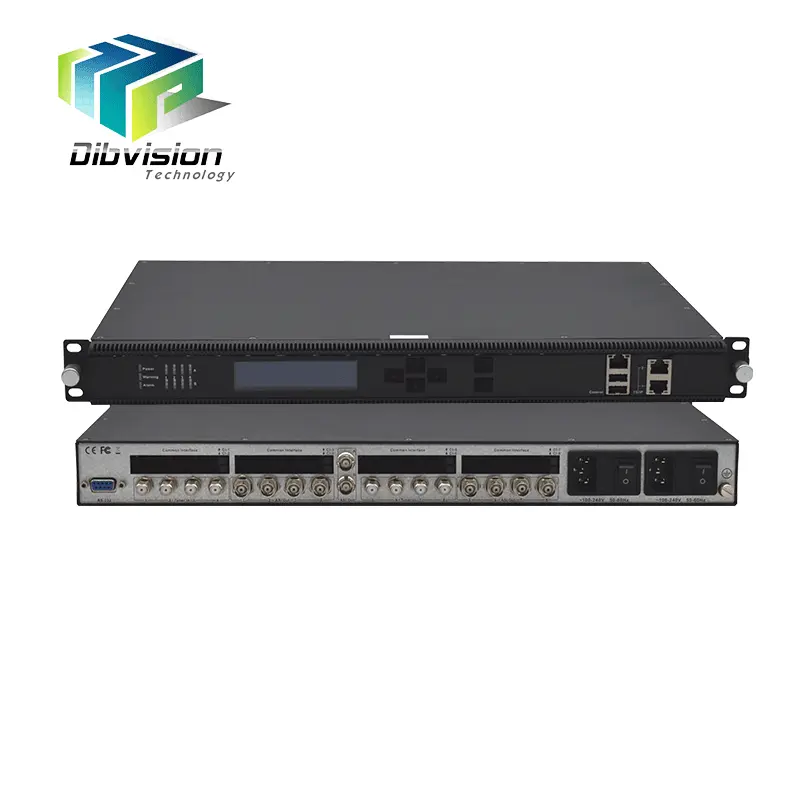 IRD1380 8 * DVB-S2X 튜너 8 * CI 슬롯 IPTV DVB 시스템 용 위성 수신기