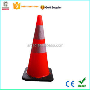 Cono de Tráfico de PVC Naranja de 70 cm (28 Pulgadas) de Buena Calidad al por Mayor - Product Image 4