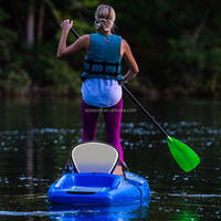 Siège de kayak gonflable Drop Stitch avec sangle réglable Siège de kayak gonflable Sup pour sièges de bateau