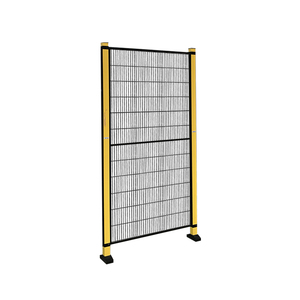 Valla robótica <span class=keywords><strong>de</strong></span> red <span class=keywords><strong>de</strong></span> aislamiento <span class=keywords><strong>de</strong></span> <span class=keywords><strong>aluminio</strong></span> con recubrimiento <span class=keywords><strong>de</strong></span> polvo amarillo negro para <span class=keywords><strong>taller</strong></span> - Product Image 5