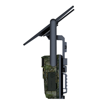 Caméra de chasse 4G LTE 2.7K avec écran LCD couleur 2.0, panneau solaire, déclenchement rapide 0.4S, vision nocturne, étanche IP66 pour extérieur