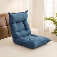 Fauteuil de sol ergonomique réglable en gros, canapé paresseux avec support dorsal, chaise longue pliable Tatami pour chambre et salon