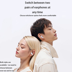Écouteurs doubles 2025 : 2 paires (clip/intra-auriculaires), batterie 30h, Bluetooth 5.4. Bas prix, . Confort pour tous les moments. - Product Image 3