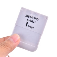 Kartu penyimpanan 1 buah untuk PS1 PSX Game Usef kartu memori 1Mega praktis terjangkau 0.5MB kartu memori