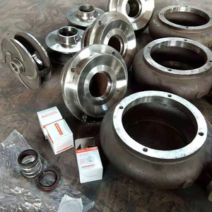 Boîtier de pompe centrifuge en acier inoxydable avec roue en cuivre, pièces de pompe à vide 2BV pour systèmes d'eau, finition polie - Product Image 1