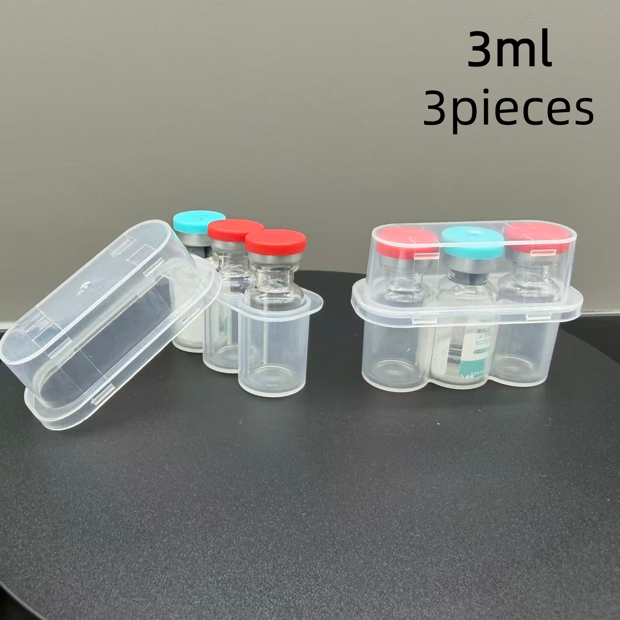 transparent 3ml-3 pièces
