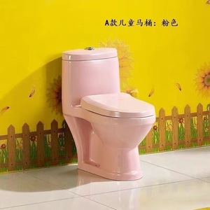 WC in Ceramica per Bambini con Design a Doppio Scarico, Attrezzatura Sanitaria a Risparmio Idrico, Adatto per Bambini in Età Prescolare e Famiglie - Product Image 6