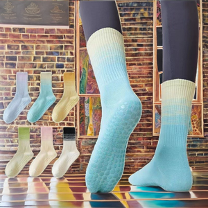 Calcetines de Yoga Antideslizantes de Punto con Spandex/Nylon para Otoño/Invierno, Calcetines Deportivos para Niños, Venta al Por Mayor - Product Image 2