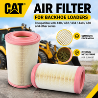 Élément de filtre à air robuste Caterpillar 4178134 417-8134 1621737600 1621737699 1635040800 E1568L pour chargeuses 430 432 434 – Pièces détachées
