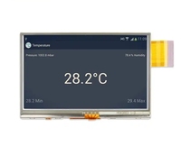 Layar tampilan RGB 4 inci, layar tampilan LCD sentuh persegi LCD TFT resolusi 480x272