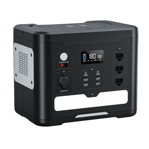 Inversor de onda sinusoidal pura de 1000W y 768WH, estación de energía portátil para el hogar con batería LiFePO4 y controlador MPPT para acampar al aire libre - Product Image 1