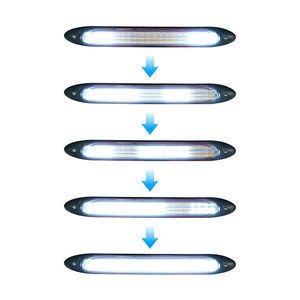 Beyaz Amber araba <span class=keywords><strong>LED</strong></span> far şerit sıralı akan gündüz koşu <span class=keywords><strong>LED</strong></span> DRL ışıkları dönüş sinyali ile araba için - Product Image 3