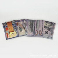 En Stock recyclable sérigraphié finition mate 3.5G Stand up pochettes Dollar argent Mylar sacs avec fermeture éclair refermable