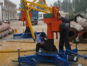 <span class=keywords><strong>Petite</strong></span> <span class=keywords><strong>grue</strong></span> de camion <span class=keywords><strong>avec</strong></span> <span class=keywords><strong>contrepoids</strong></span> de levage à 7 vitesses, flèche hydraulique pour applications légères - Product Image 4