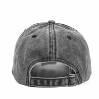 Gorra de béisbol informal de algodón puro lavado con visera curva, estilo Dad Hat, y sombreros tipo pescador de mezclilla.
