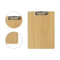 Presse-papiers et dossier de menus en bois de bureau Collins Luxury Custom A4 Produit de classement de bureau de haute qualité