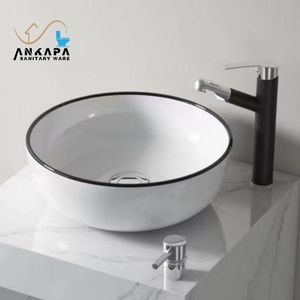 Nuevo diseño de losa de roca, lavabo de mano y <span class=keywords><strong>pie</strong></span>, diseño de lavabo de columna tridimensional <span class=keywords><strong>con</strong></span> grifo de lavado de pies, Wudubasin - Product Image 5