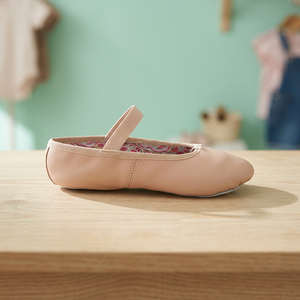 Chaussons de danse professionnels souples Baifa Dancin pour femmes, ballerines plates en toile rose avec sangle élastique, doublure en coton, faible MOQ, OEM, ODM - Product Image 4
