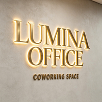 Letrero con Letras 3D Retroiluminadas con LED Personalizado para Interiores y Exteriores, Letrero Comercial con Letras de Canal LED Retroiluminadas, Logotipo para Salón de Belleza
