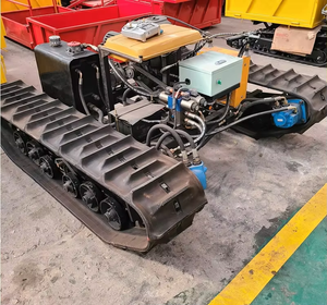 Châssis sur chenilles en acier robuste personnalisable de 5000 kg |   Châssis à chenilles en caoutchouc pour robot télécommandé - Product Image 5