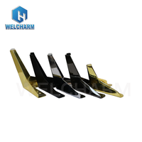 Pieds de Canapé Modernes en Métal d'Usine, Noirs, Dorés, Chromés, Acryliques – Accessoires de Meubles pour Canapé