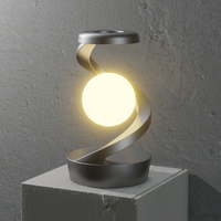 Lampe de chevet LED moderne à suspension rotative rechargeable USB-C, couleurs RGB, écologique, avec charge sans fil intelligente pour chambre